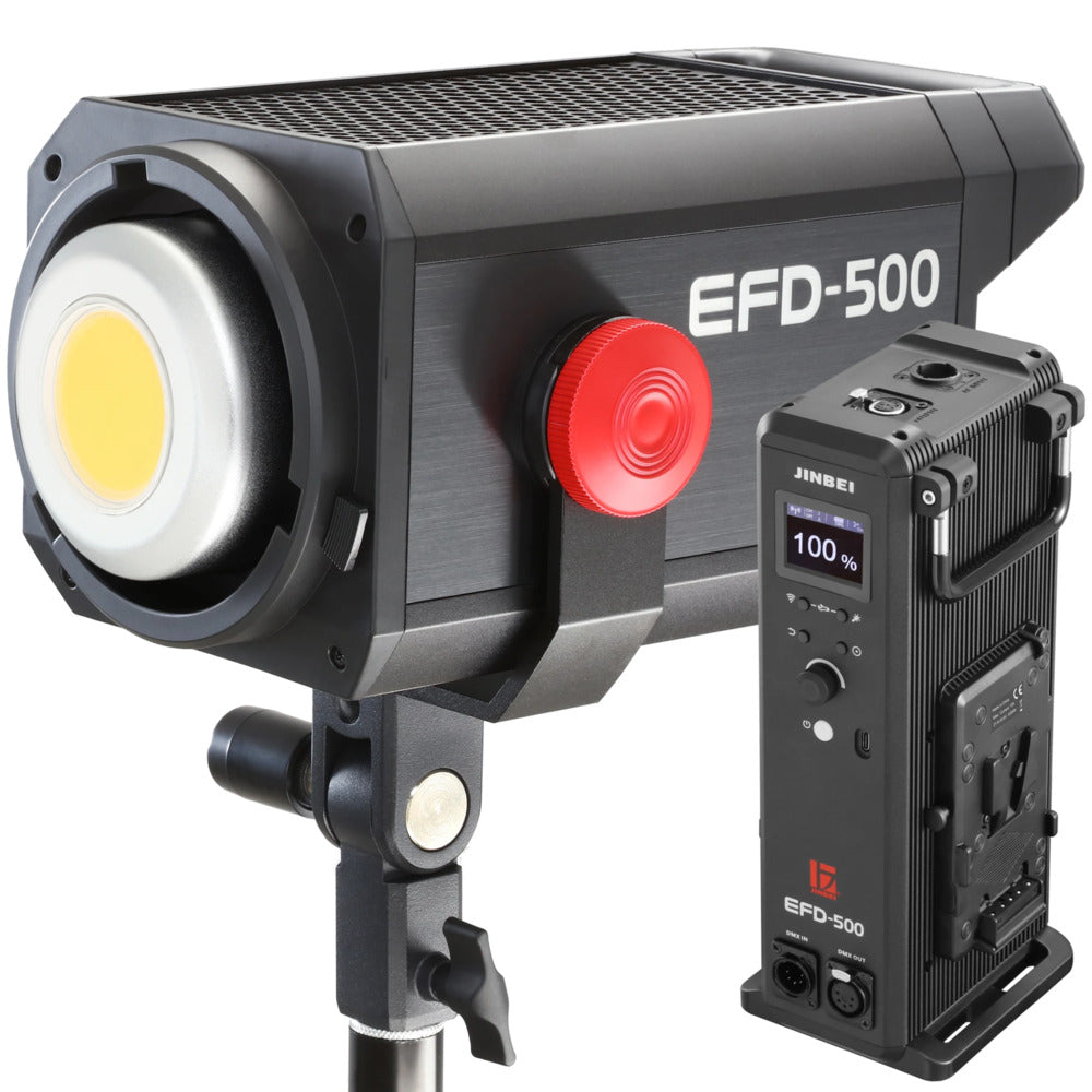 Jinbei EFD500 Daylight LED Video Light Kit - 500W