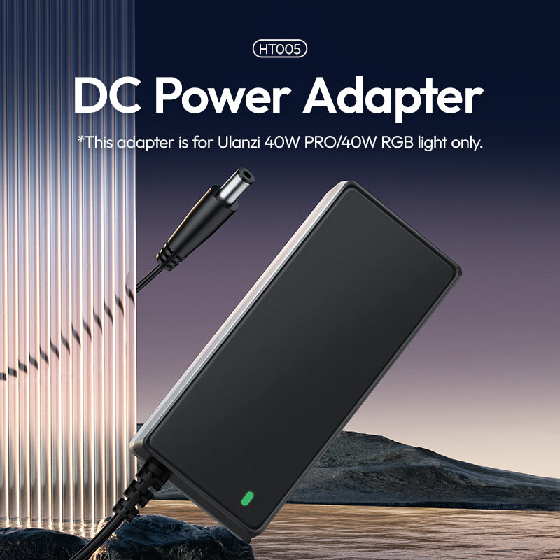 Ulanzi HT005 DC Power Adapter for 40W Pro / RGB Light (CN Plug)