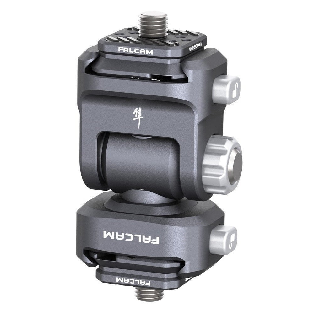 Falcam F22 Dual 2-Way Fluid Head With 2 QR Plates