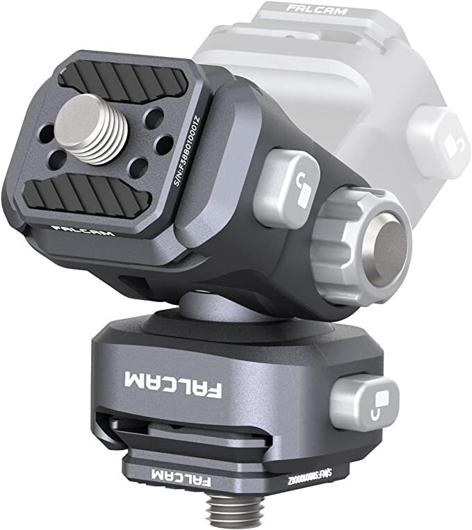 Falcam F22 Dual 2-Way Fluid Head With 2 QR Plates