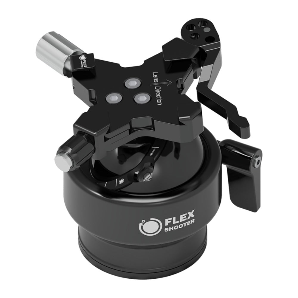FlexShooter Pro Ball Head with Arca-Type Flip-Lever - Black Edition