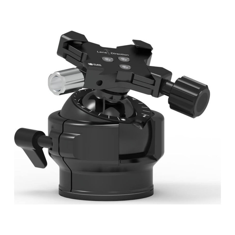 FlexShooter Pro Ball Head with Arca-Type Locking Knob - Black Edition