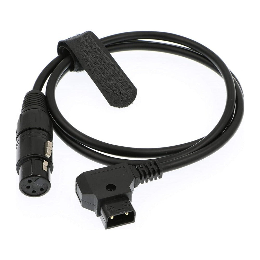 MC Foto Gears XLR 4 Pin Female to D Tap Power Cable 12V for Blackmagic Design Studio 4K Camera