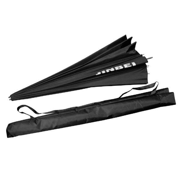JINBEI 51" (130CM) DEEP UMBRELLA BLACK & SILVER COMBO WITH CLOTH