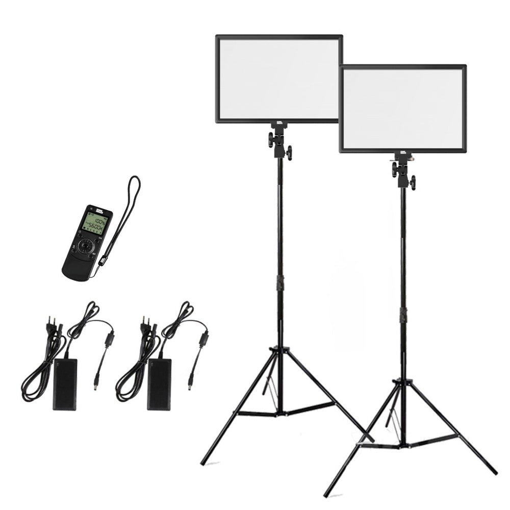 Pixel P50 14" Slim LED Light Kit Bi-Color 3200-5800K