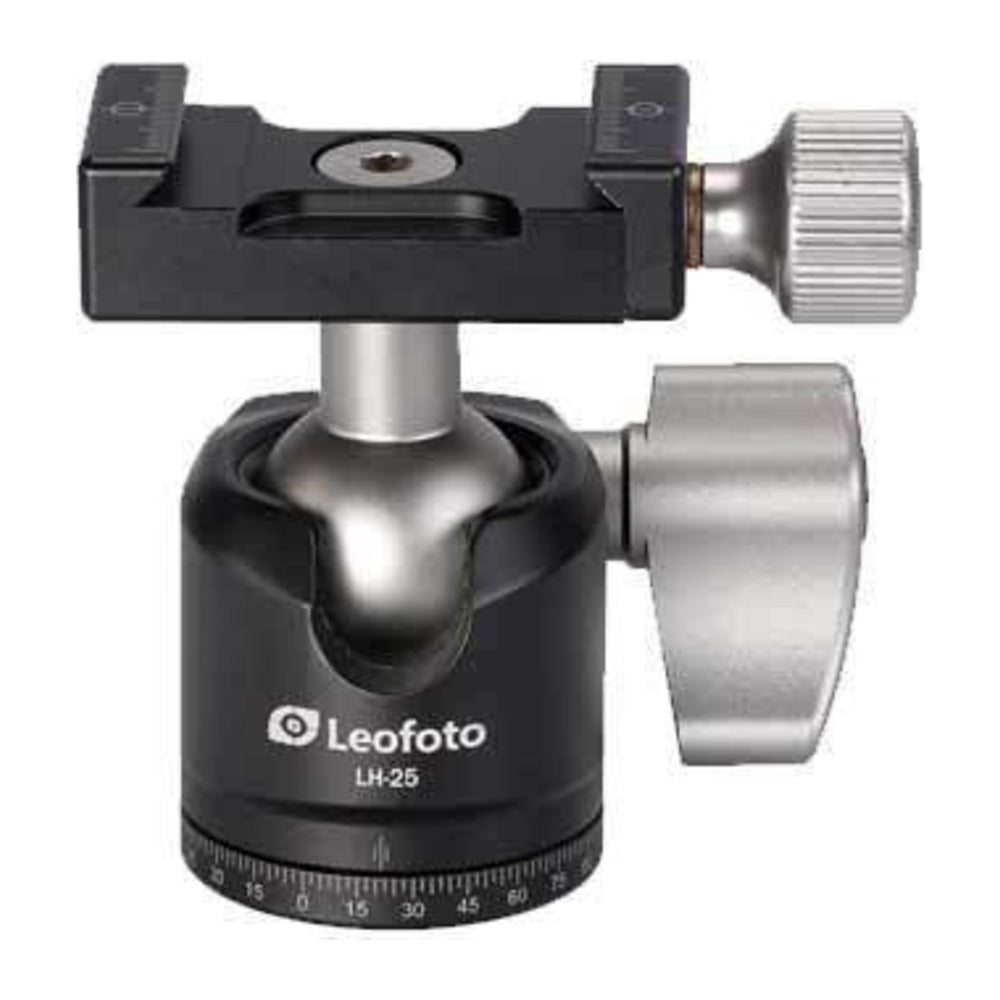 LEOFOTO LOW PROFILE BALL HEAD LH-25 (SINGLE-ACTION)