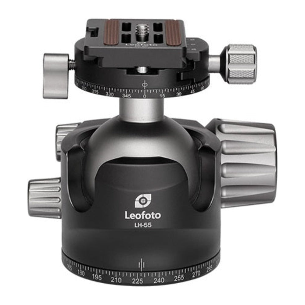 Leofoto Low Profile Ball Head LH-55R (Double-Pan)