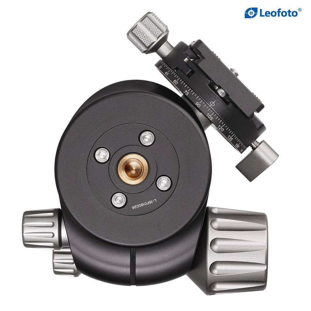 Leofoto Low Profile Ball Head LH-55R (Double-Pan)