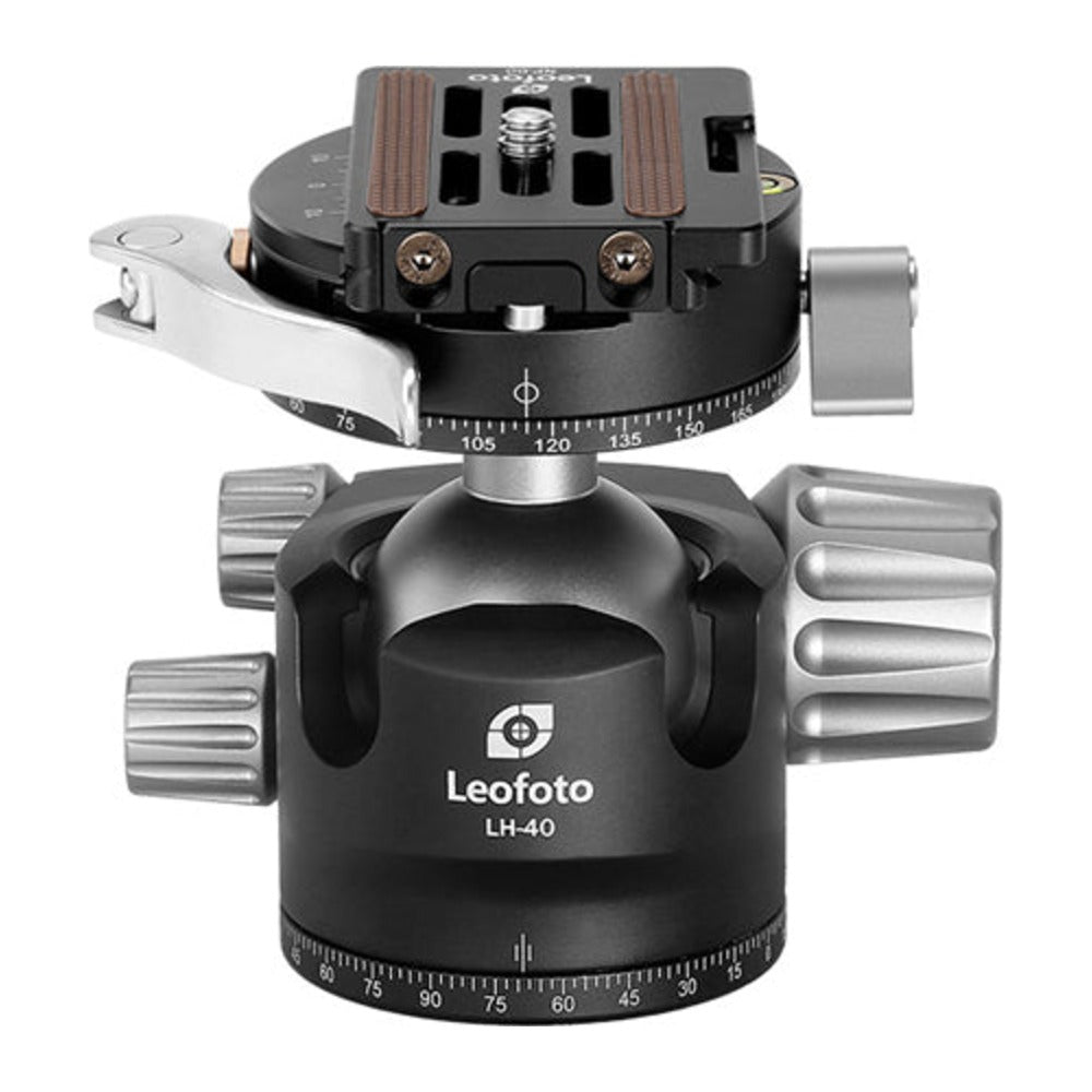 LEOFOTO LH-40PCL Dual Pan Quick Release Low Profile Ball Head