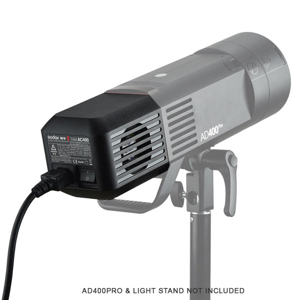 GODOX AC400 AC ADAPTER FOR WITSTRO AD400PRO MONOLIGHT FLASH (100 TO 240 VAC , 50 / 60 HZ) image 5