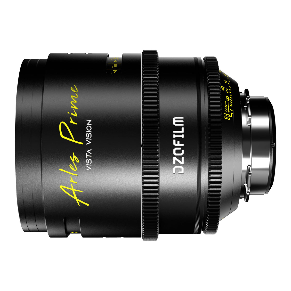 DZOFilm Arles 14mm T1.9 FF/VV Prime Cine Lens (ARRI PL, Feet), opposite side view