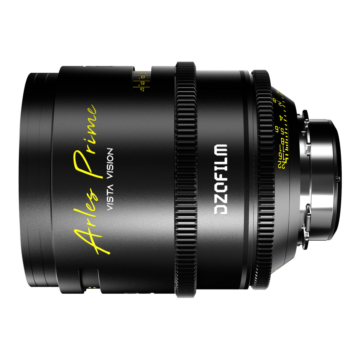 DZOFilm Arles 21mm T1.4 FF/VV Prime Cine Lens (ARRI PL, Feet), opposite side view