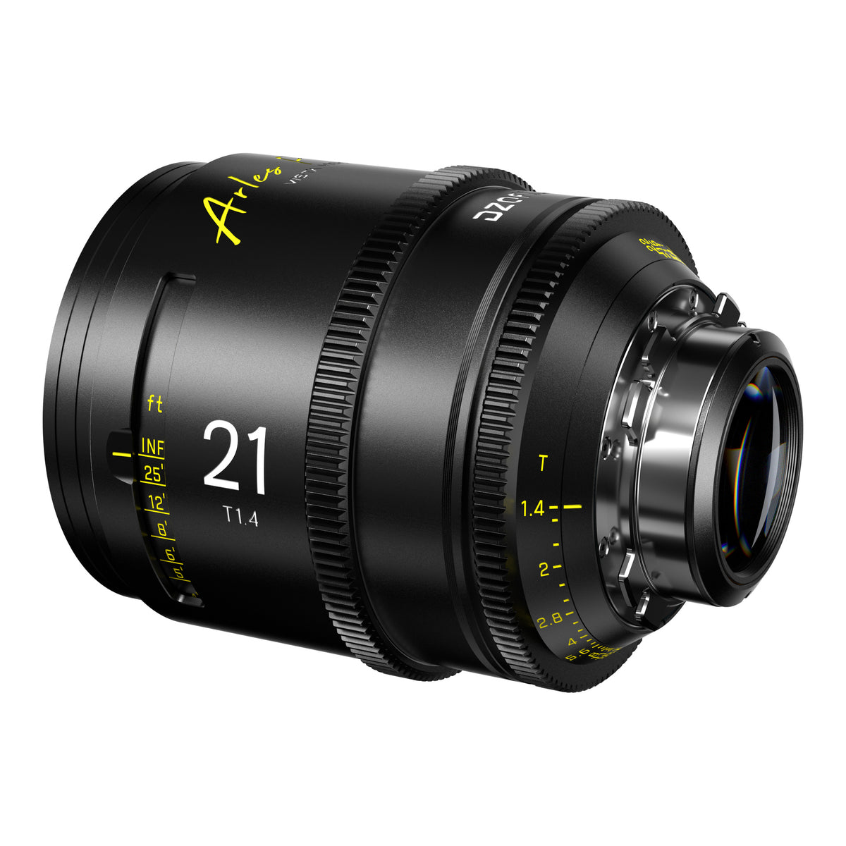 DZOFilm Arles 21mm T1.4 FF/VV Prime Cine Lens (ARRI PL, Feet), rear angle