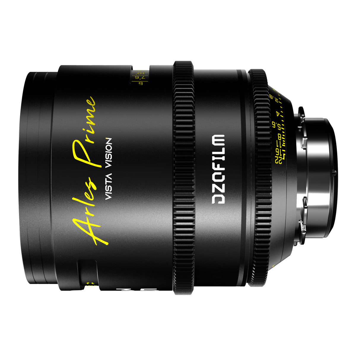 DZOFilm Arles 35mm T1.4 FF/VV Prime Cine Lens (ARRI PL, Feet), opposite side view