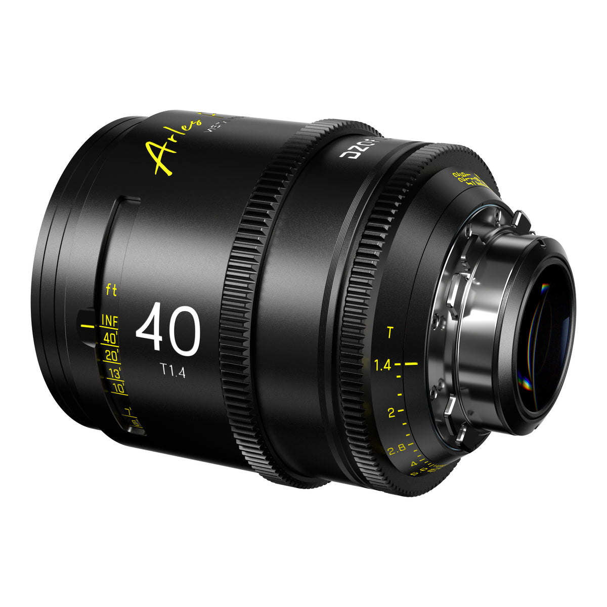 DZOFilm Arles 40mm T1.4 FF/VV Prime Cine Lens (ARRI PL, Feet), rear angle