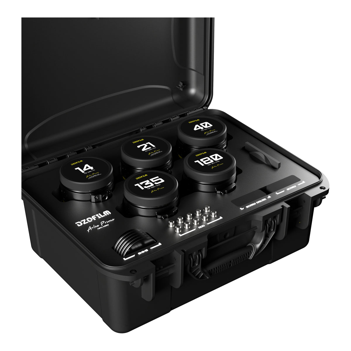 DZOFilm Arles FF/VV Prime Cine 5-Lens - Set B (feet), kit image 3