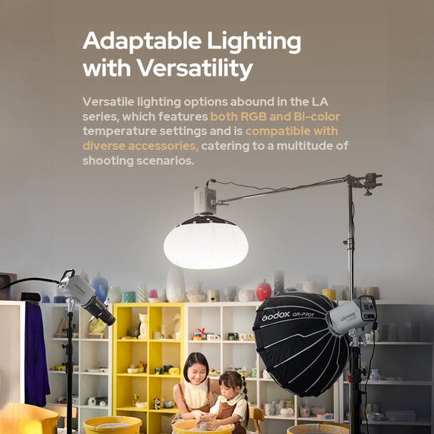 Godox Litemons LA300R 330W RGB Dual Power LED Light (1800K-10000K) image 7