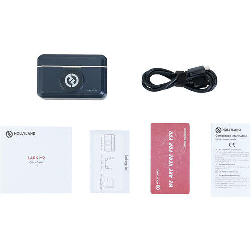Hollyland LARK M2 Camera-Mount Version Charging Case (Shine Charcoal) image 2