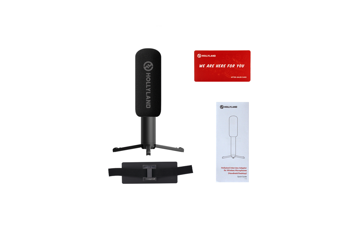 Hollyland Handheld Interview Adapter for Wireless Microphones image 3