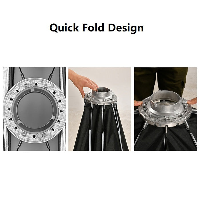 Jinbei 150cm QuickFold Octagonal Softbox with Grid