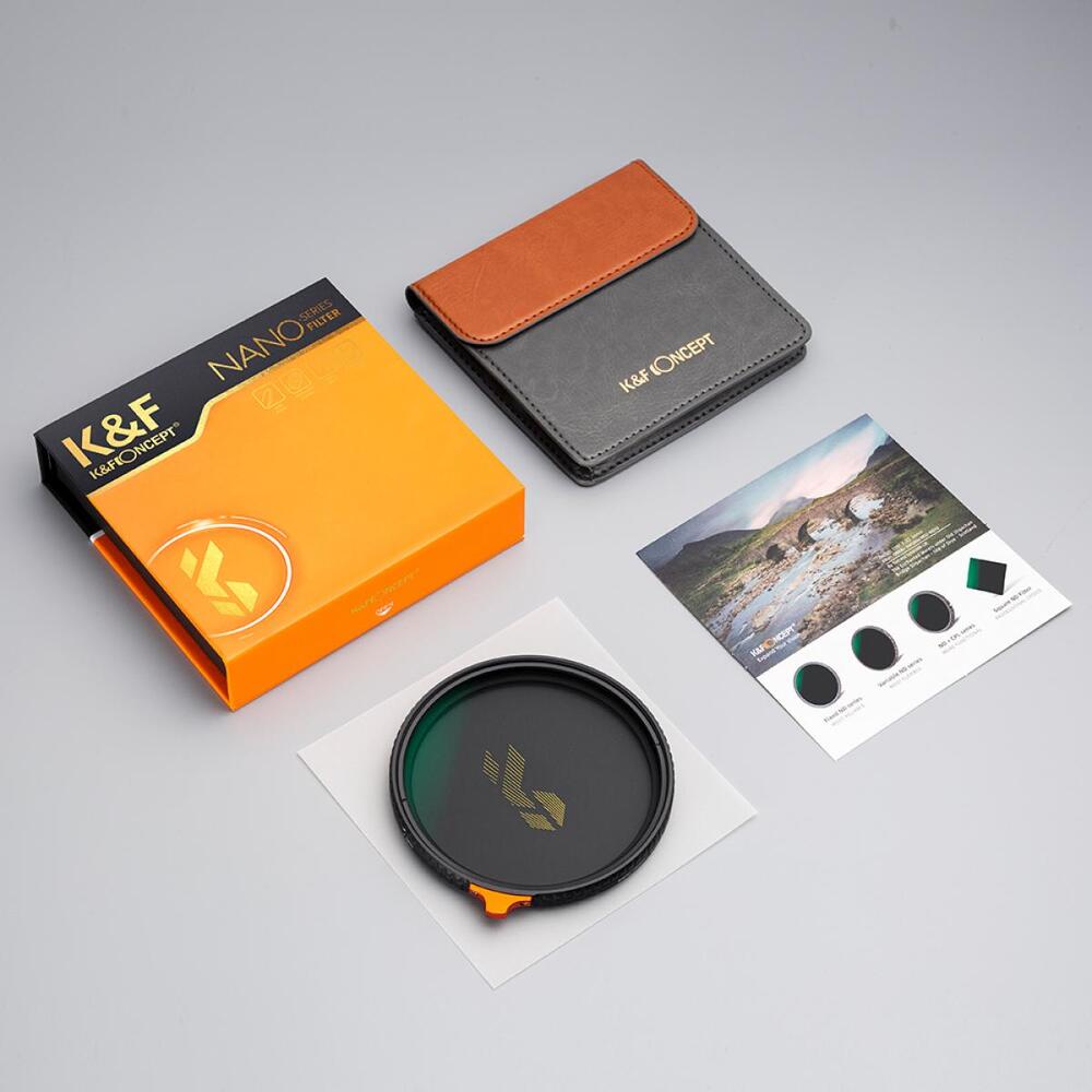 KF Concept Nano X 77mm 1/4 Black Mist With ND2-32 Filter