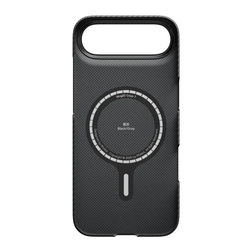 PITAKA Aramid Fibre Ultra-Slim Case for iPhone Air Black/Grey