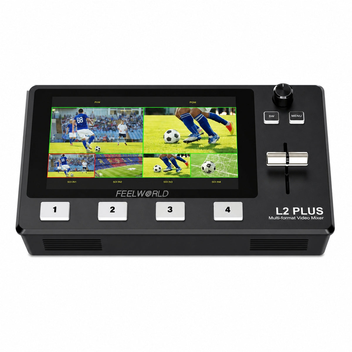 Feelworld HDMI Live Stream Switcher with Built-In 5.5" LCD Monitor