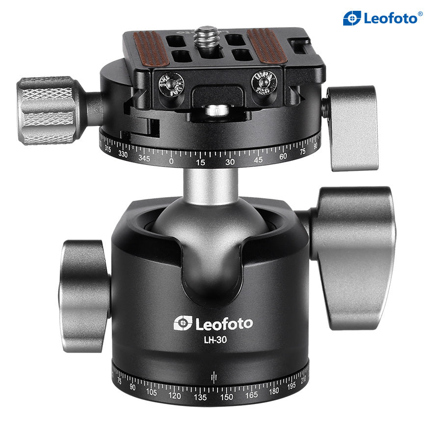 Leofoto LH-30R Low Profile Dual Pan Ball Head