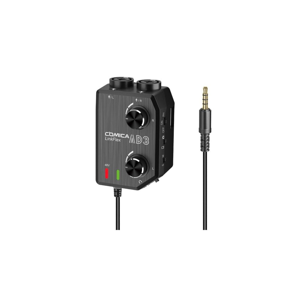 Comica LinkFlex-AD3 Dual-Channel Microphone and Guitar Interface