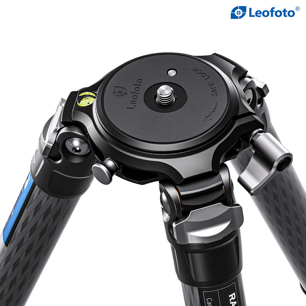 Leofoto LMR-364C Carbon Fibre Video Tripod with 75mm Bowl and Flat Base Adaptor