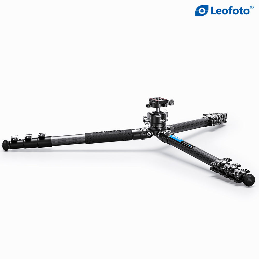 Leofoto LSR-284C+LH30 Ranger Series Carbon Fibre Tripod Kit with Flip Lock