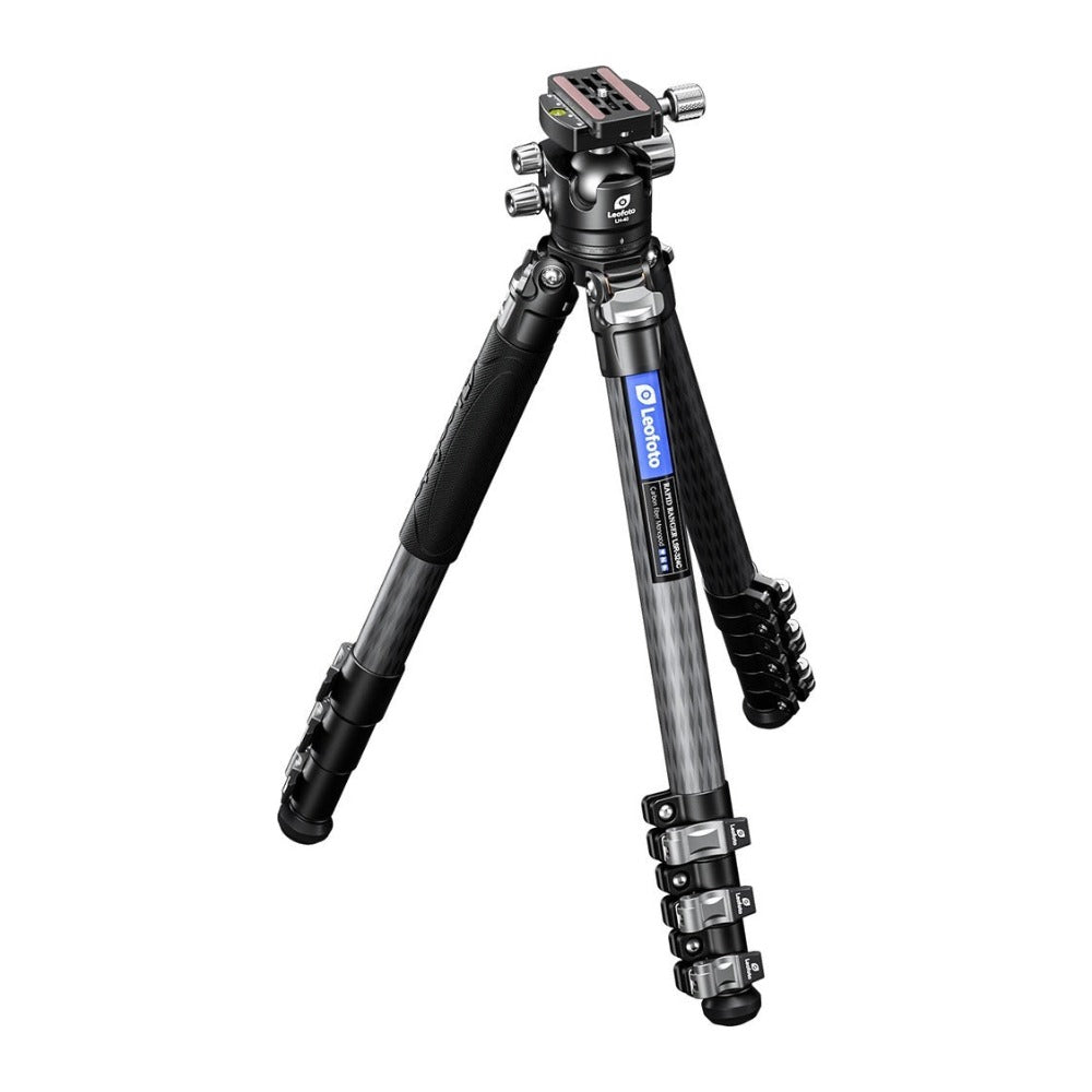 Leofoto Ranger LSR-324C+LH-40 Carbon Fibre Tripod Kit with Flip Lock