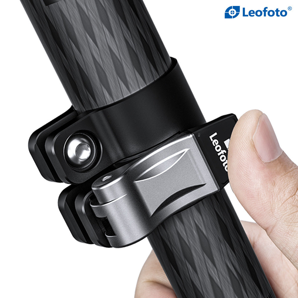 Leofoto Ranger LSR-324C+LH-40 Carbon Fibre Tripod Kit with Flip Lock