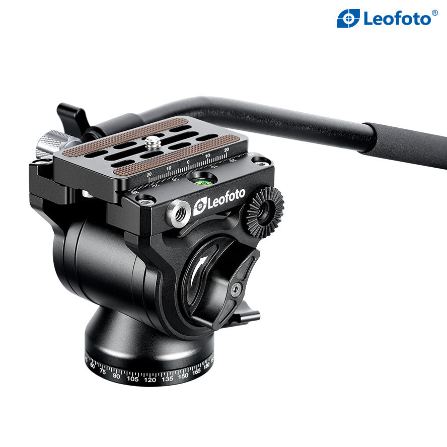 Leofoto Manba Series LV-284C+BV5 Carbon Fiber Video Tripod Kit with Flip Lock