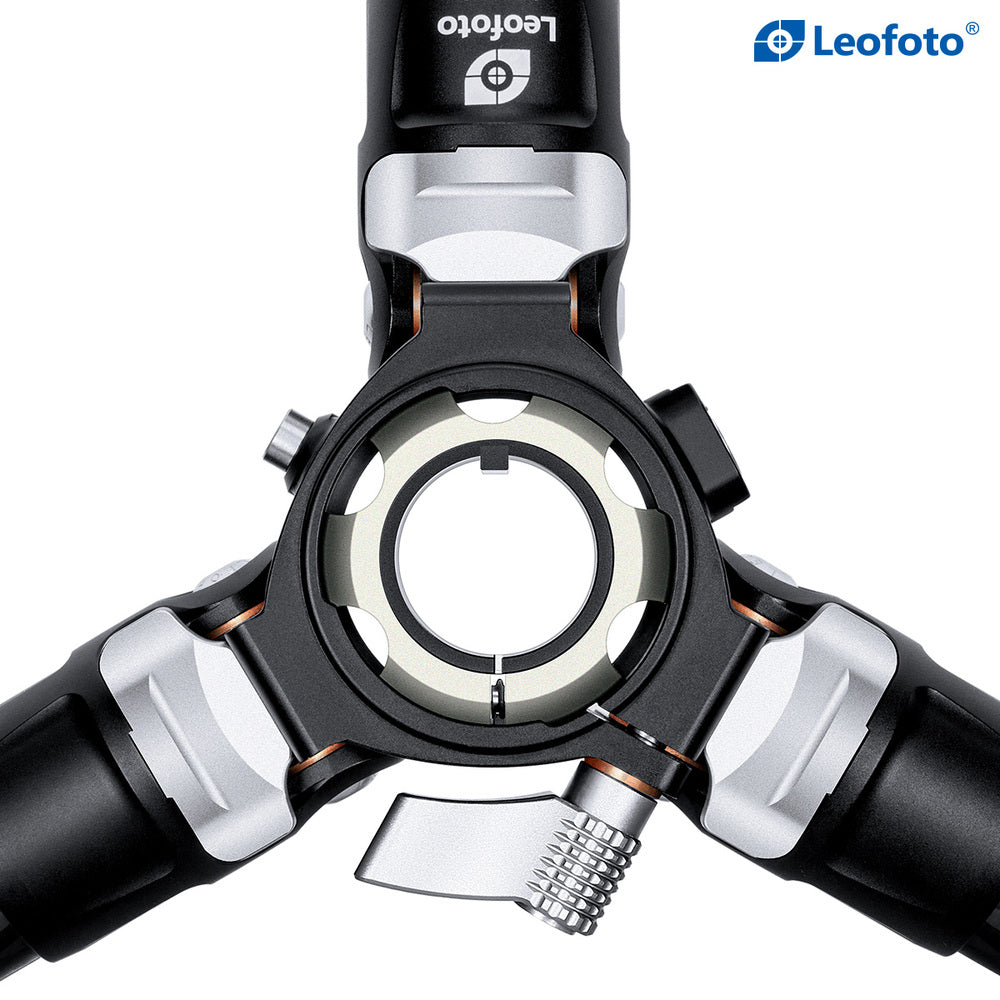 Leofoto Manba Series LV-284C+BV5 Carbon Fiber Video Tripod Kit with Flip Lock