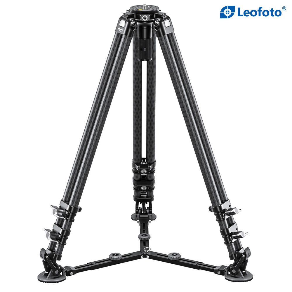 Leofoto LVC-253C+BV-15 Carbon Fiber Twin Leg Video Tripod Kit