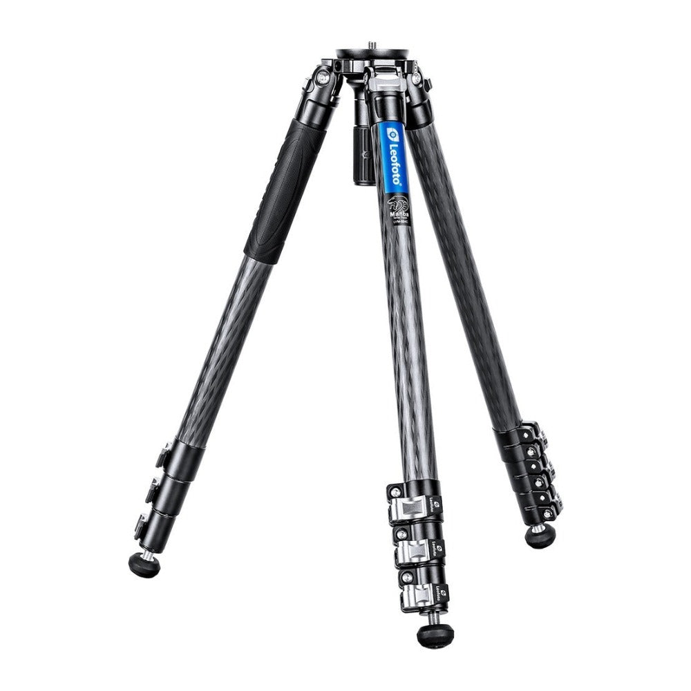 Leofoto Manba Series LVM-324C Carbon Fiber Video Tripod with Flip Lock