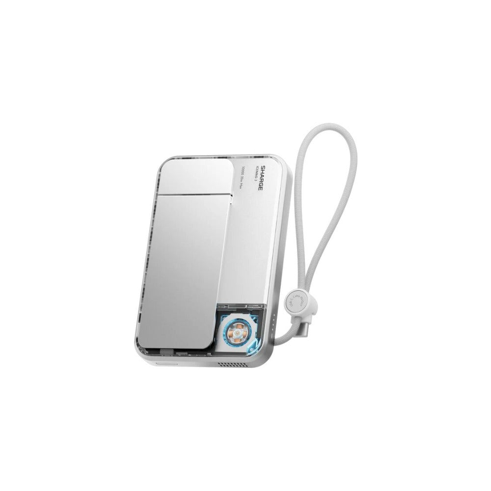 Sharge IceMag 3 Magnetic Power Bank 10000mAh - White