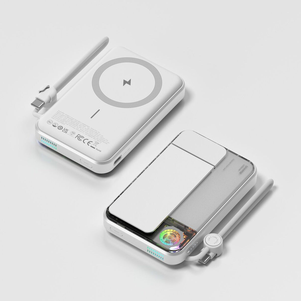 Sharge IceMag 3 Magnetic Power Bank 10000mAh - White
