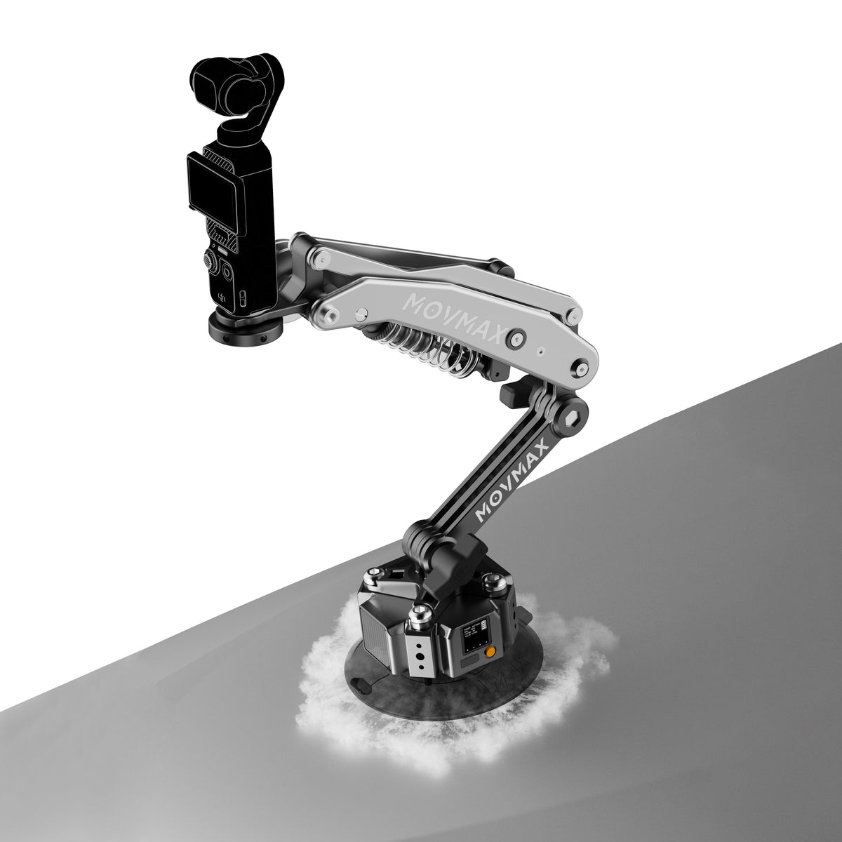 MOVMAX Blade Arm Solar Electronic Suction Cup Kit