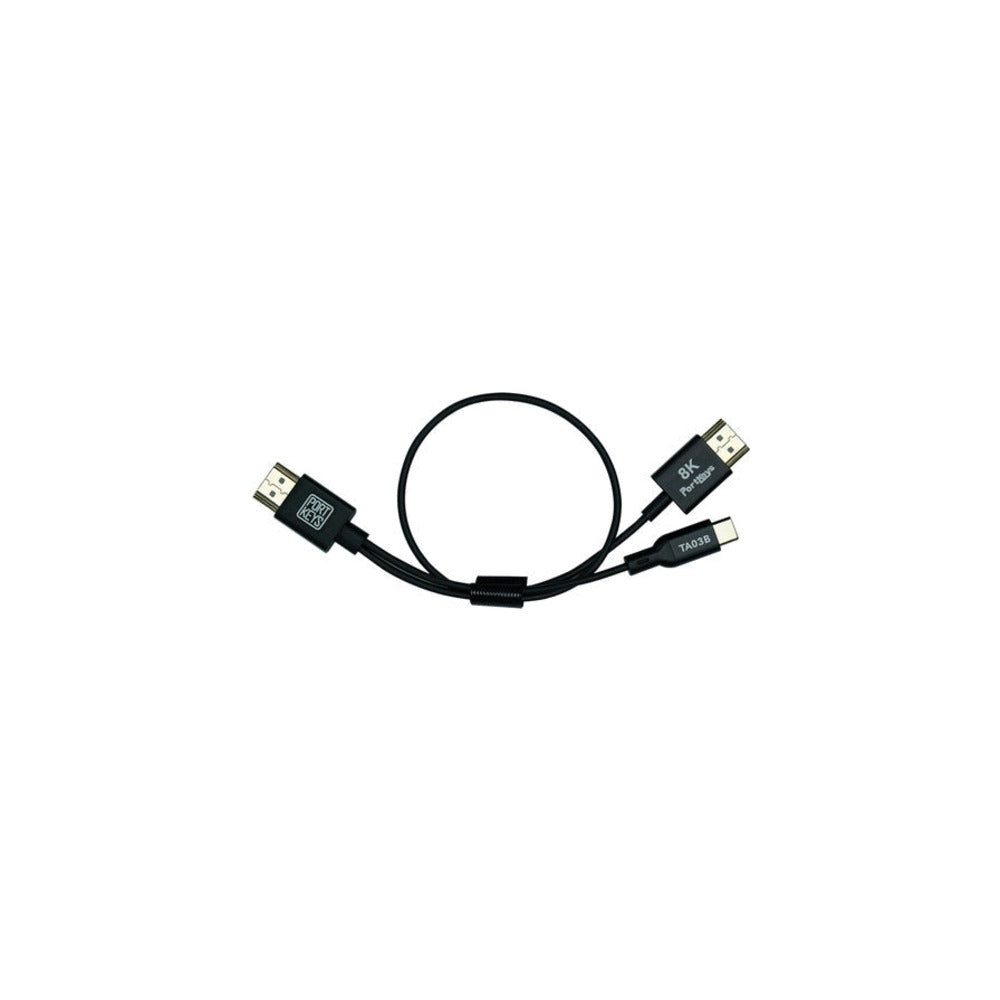 Portkeys TA03B HDMI A-to-A Video Control Cable for LH7C (30cm)