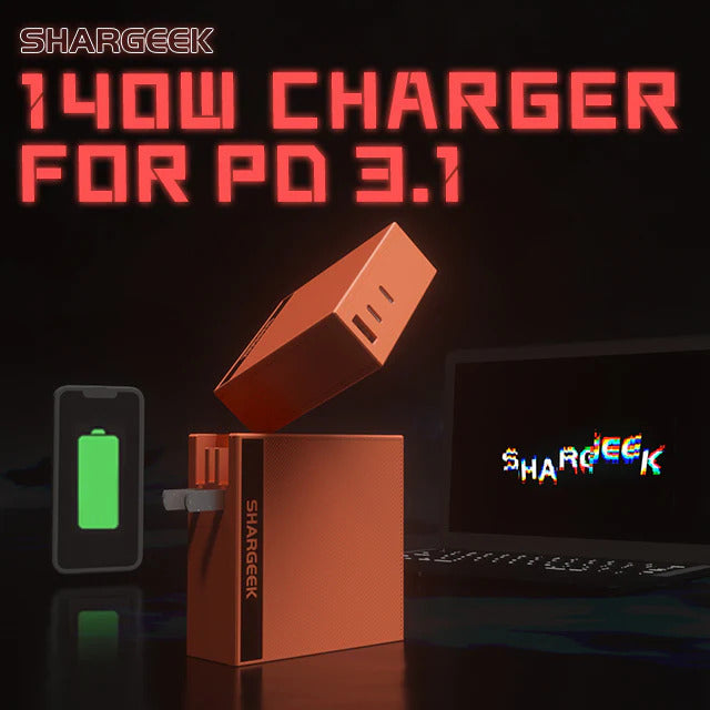 Sharge 140W PD3.1 GaN Charger