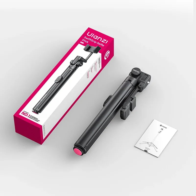 Ulanzi SK32 Auto-Open Selfie Stick Tripod (with Phone Clamp)
