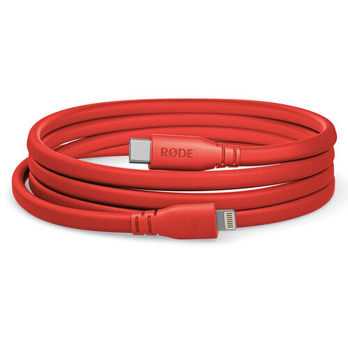 RODE SC19 Lightning to USB-C Cable (Red, 5')
