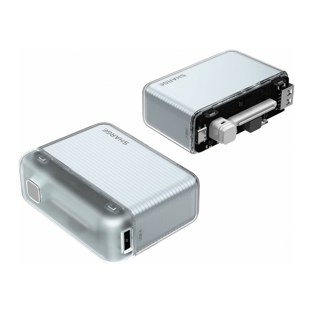 Sharge Flow Mini Power Bank 5800mah - Light Nordic Blue