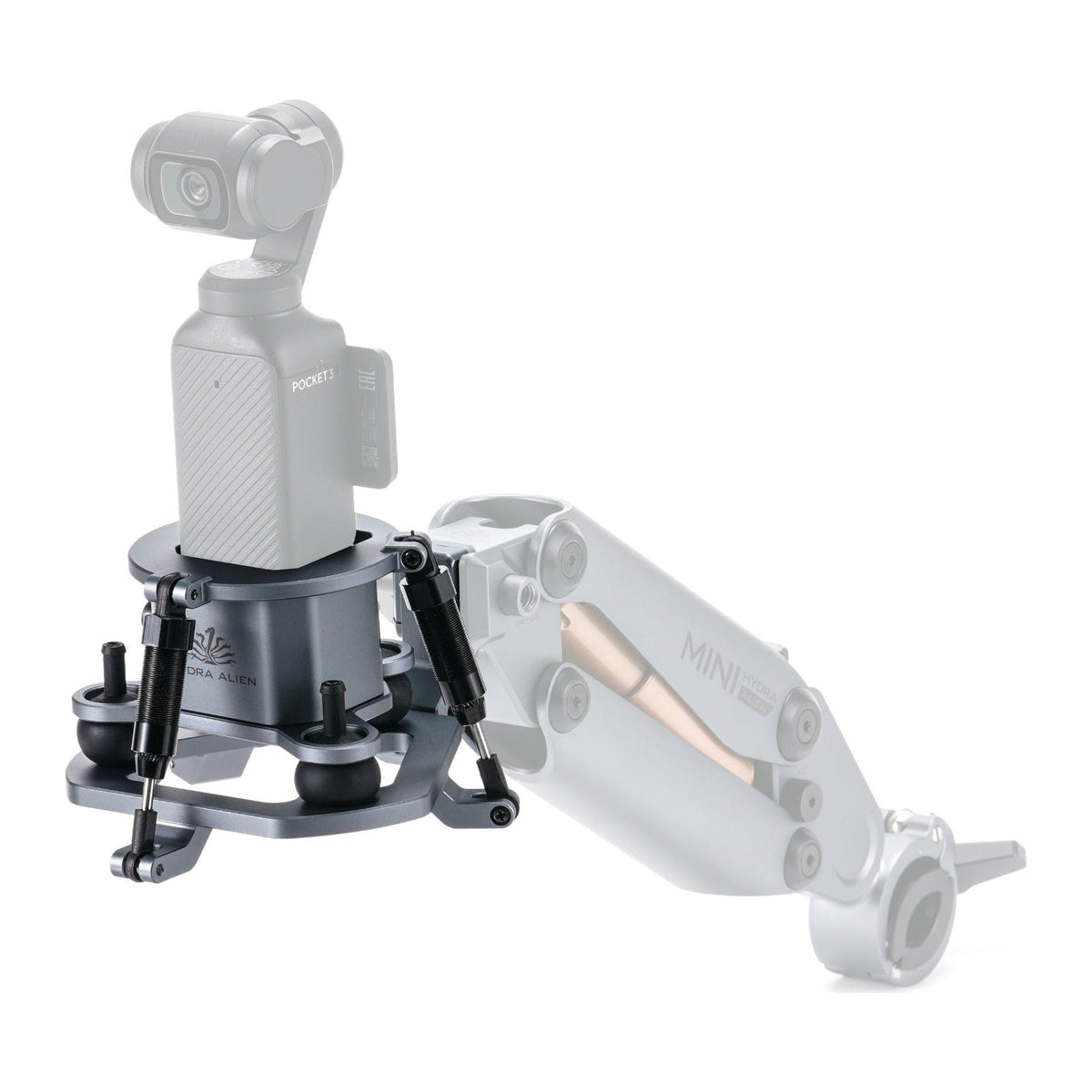 Tilta Shock Absorbing Head for Hydra Alien Mini - Titanium Gray
