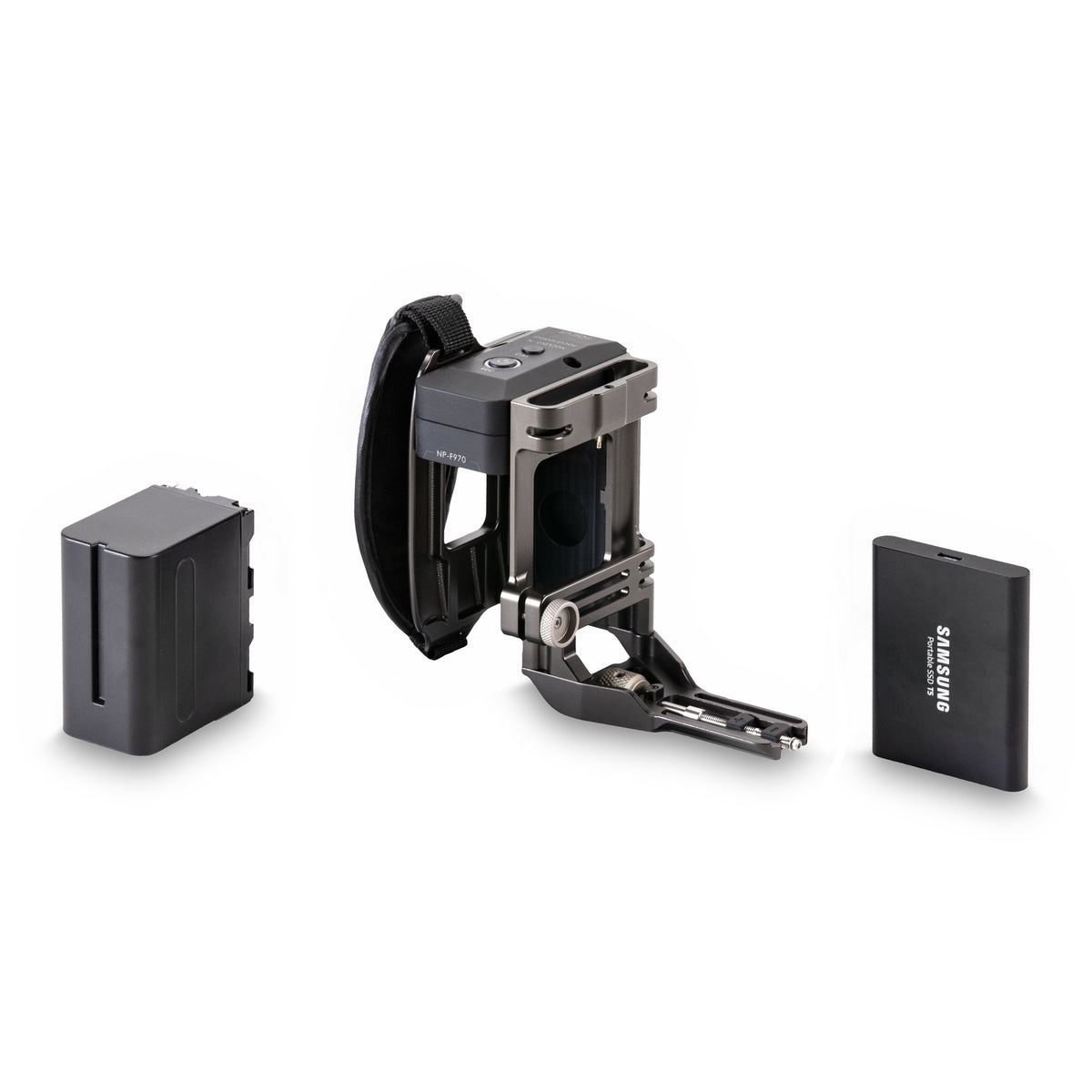 Tilta Side Focus Handle Type I (F970 Battery) - Tilta Grey