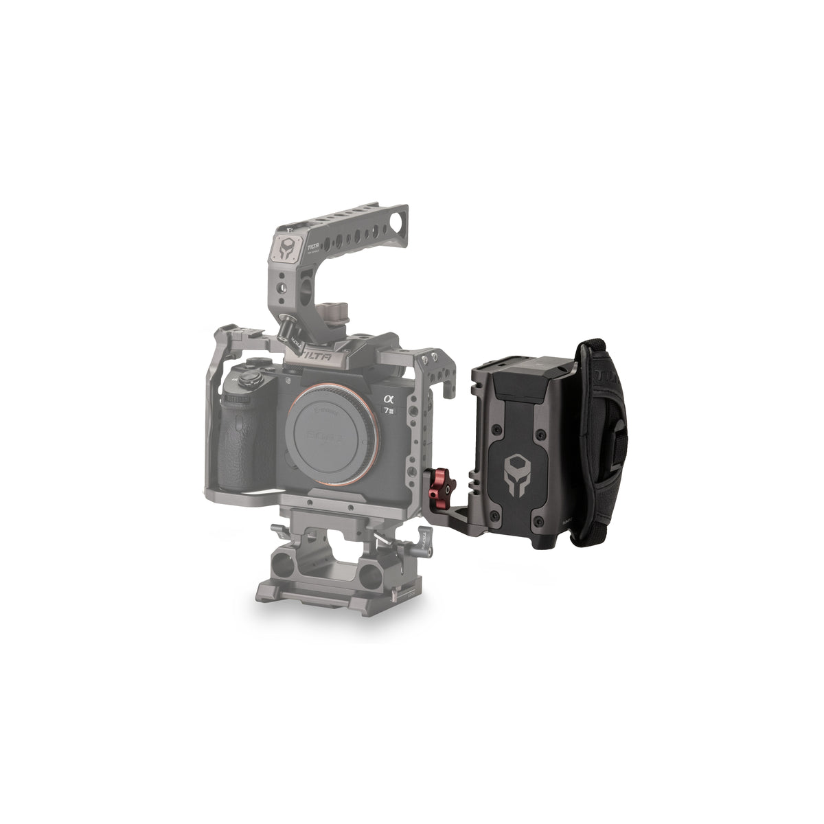 Tilta Side Power Handle Type III (F970 Battery) - Tilta Grey