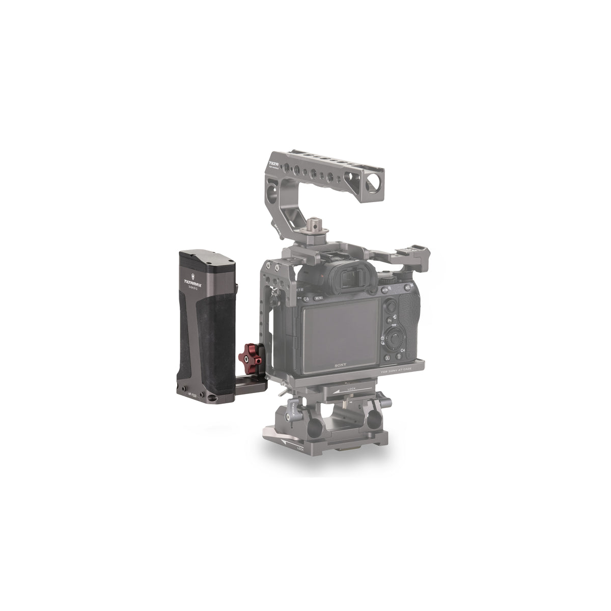 Tilta Side Power Handle Type III (F570 Battery) - Tilta Grey