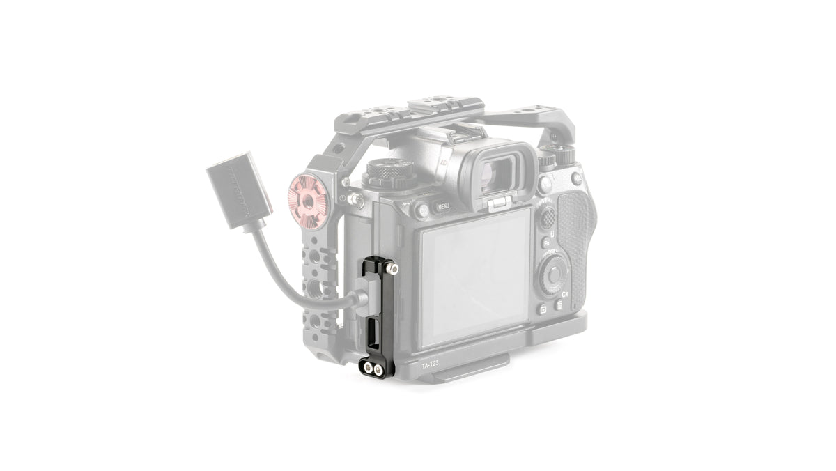 Tilta HDMI Cable Clamp Attachment for Sony a1 Full Cage - Black